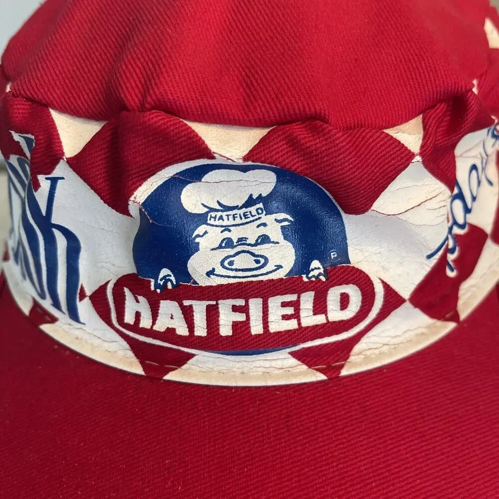 Vintage Hatfield Quality Meats Painters Cap Hat New Nos NWD Rare 2